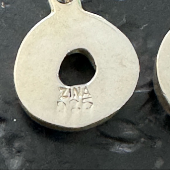 Zina of Beverly Hills sterling earrings - Picture 3 of 4